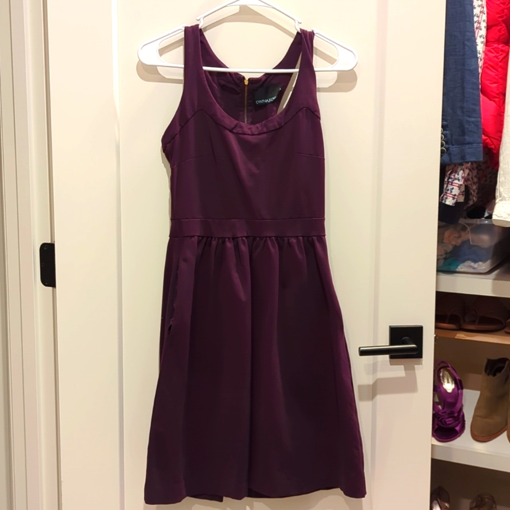 XS purple Cynthia Rowley dress